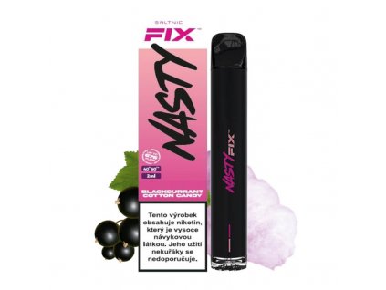 e cigareta nasty juice blackcurrant cotton candy