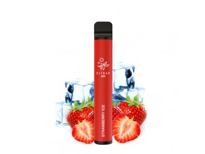 elfbar 600 strawberry ice jednorazova elektronicka cigareta