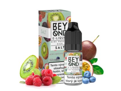 beyond kiwi passion kick salt liquid 10ml 20mg ovocie