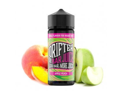 juice sauz drifter bar apple peach longfill prichut 24ml ovocie