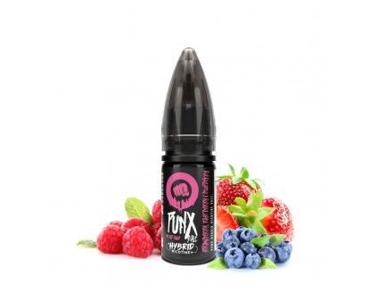 e liquid riot salt strawberry raspberry blueberry 10 ml