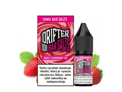 e liquid drifter salt sweet strawberry ice 10 ml nikotin