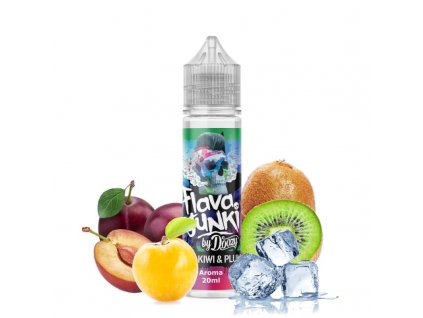 doozy flava junki cool kiwi plum prichut longfill 20ml s ovocim