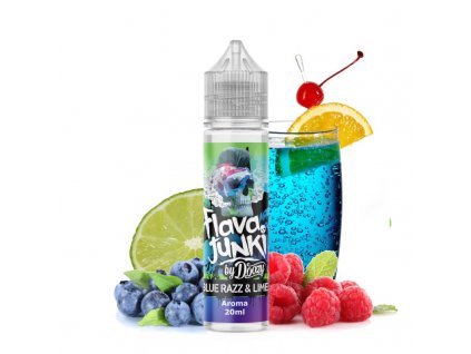 doozy flava junki blue razz lime prichut longfill 20ml s ovocim