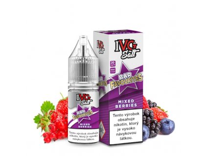 ivg bar favourites mixed berries salt ovocie