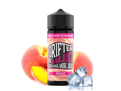 juice sauz drifter bar peach ice longfill prichut 24ml ovocie