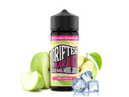 juice sauz drifter bar sour apple ice longfill prichut 24ml ovocie