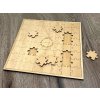 Svatební puzzle boho