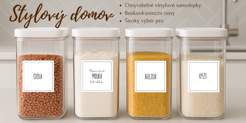 Samolepky pro organizaci