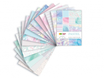 1437 1 sada papiru do fotoalba pastel