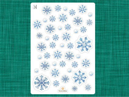Samolepky vločky