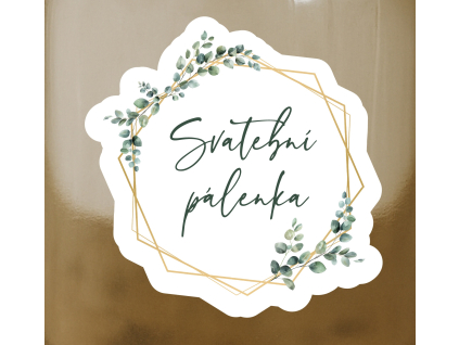 Etiketa na svatební pálenku