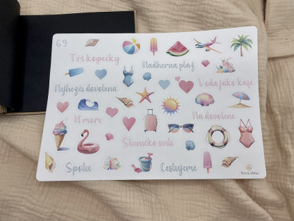 Samolepky z letní dovolené