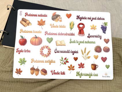 Podzimní samolepky
