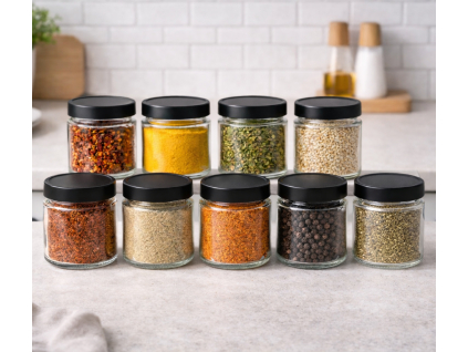 sada skleněných kořenek