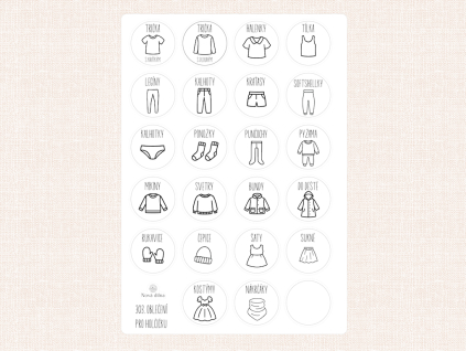 oblečení pro holčičku organizace