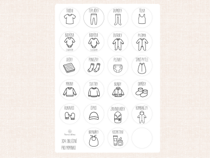 Oblečení pro miminko organizace