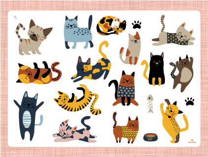 95. Samolepky kočky