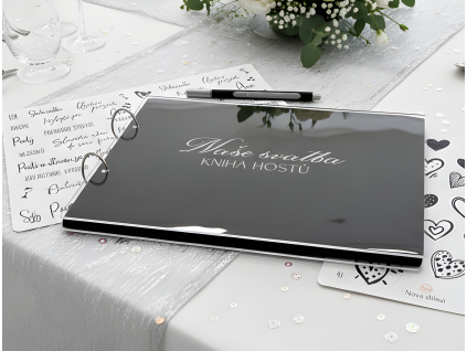 Kniha hostů akrylátová