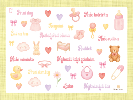 102 Holčička miminko bela