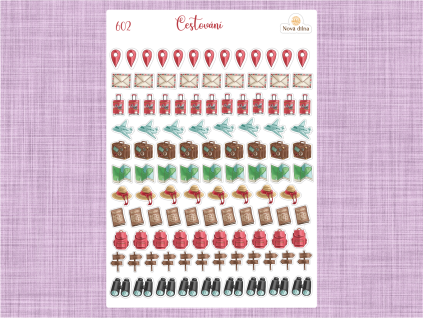 Samolepky cestování