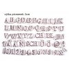 1635 razitka abeceda a cislice 54 kusu
