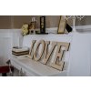 Dřevěný nápis LOVE