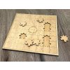 Svatební puzzle boho