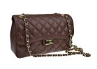 Hnědé kožené kabelky crossbody
