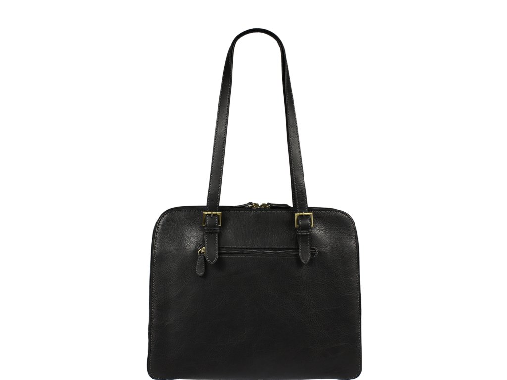 Placida Nera Italské kožené kabelky