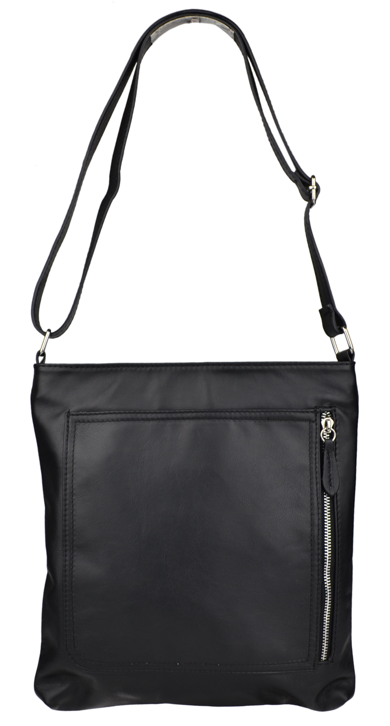 Kožené kabelky crossbody Flora Nera