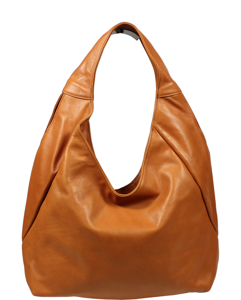 Kožená kabelka Tita Camel