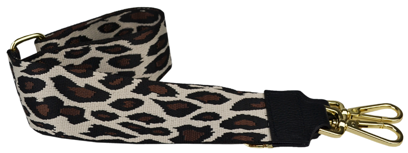 NovaKabelka.cz Látkový přídavný popruh leopardo