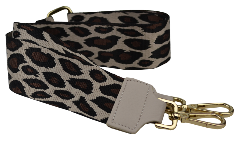 NovaKabelka.cz Látkový přídavný popruh leopardo secondo