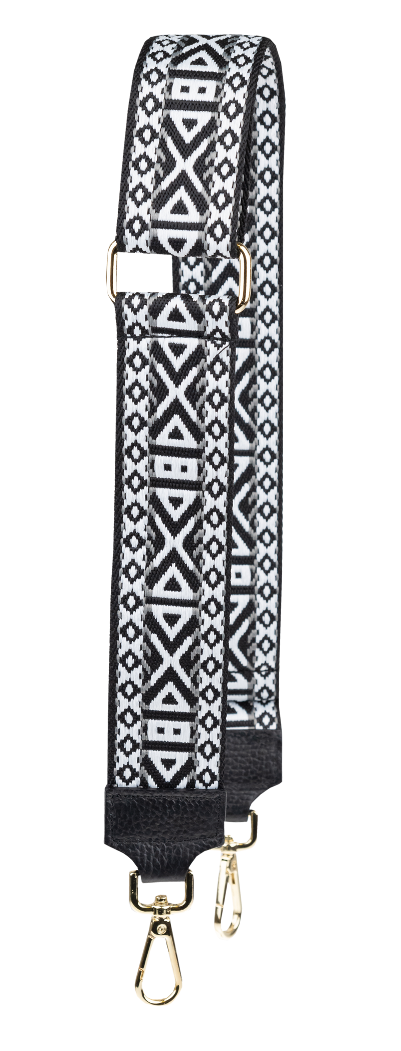 NovaKabelka.cz Látkový přídavný popruh ornamento nero