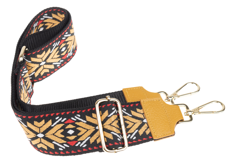 NovaKabelka.cz Látkový přídavný popruh fioritura gialla