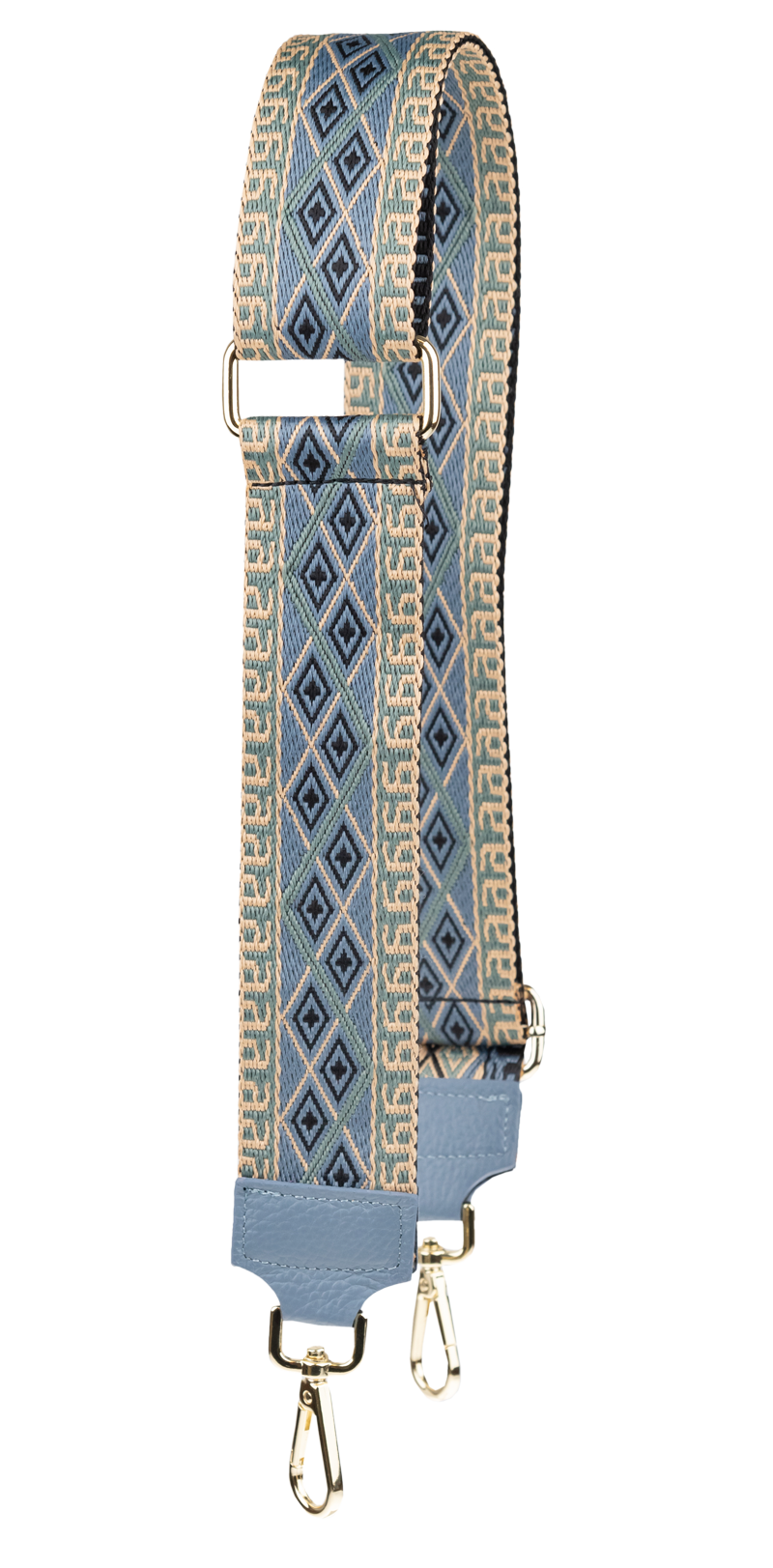 NovaKabelka.cz Látkový přídavný popruh rombo blu