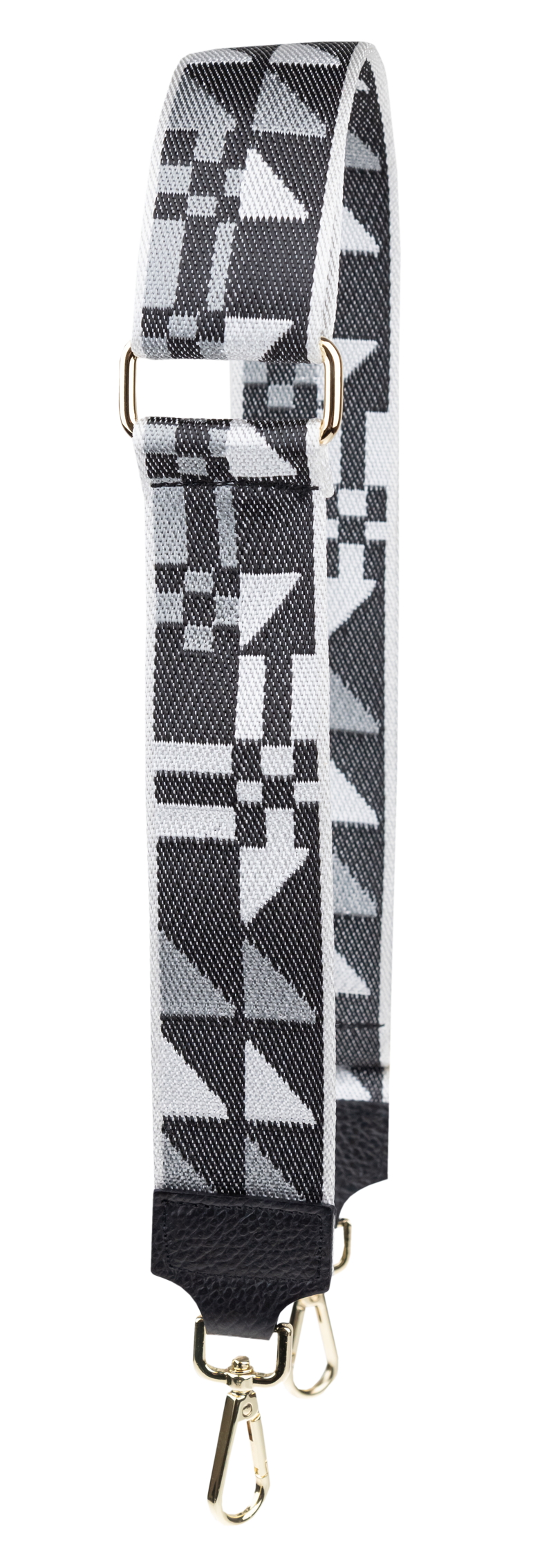 NovaKabelka.cz Látkový přídavný popruh triangolo nero