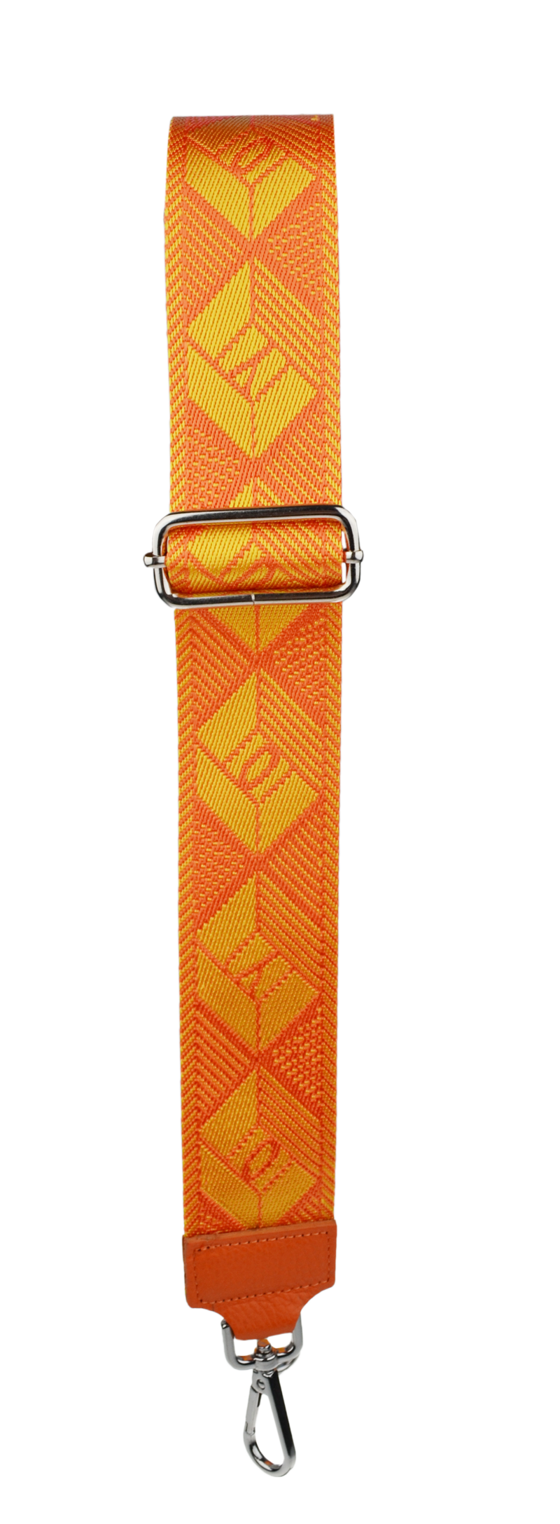 NovaKabelka.cz Látkový přídavný popruh geometrico arancio