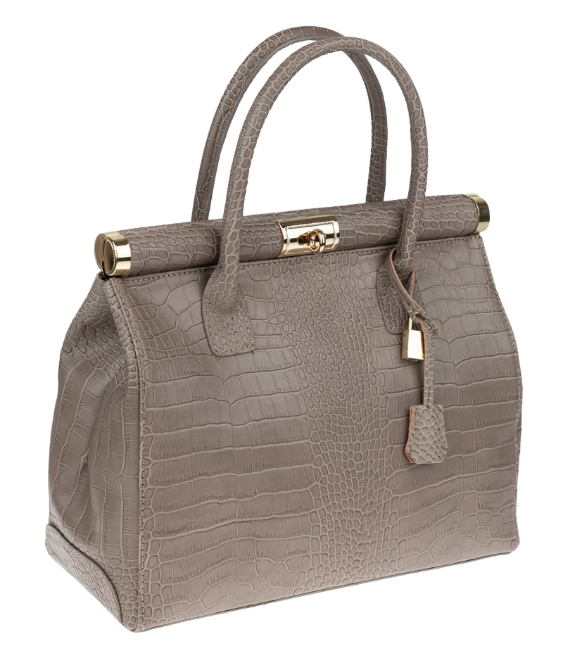 NovaKabelka.cz Laureta Taupe Cocco Lucida