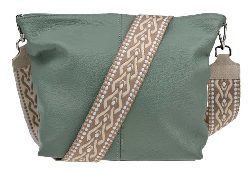 NovaKabelka.cz Prisca Khaki s přídavným popruhem II