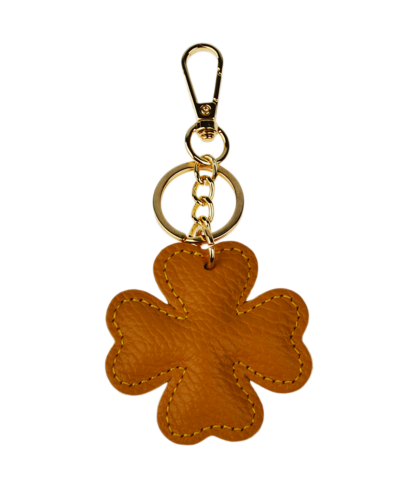 NovaKabelka.cz Klíčenka Quadrifoglia Senape