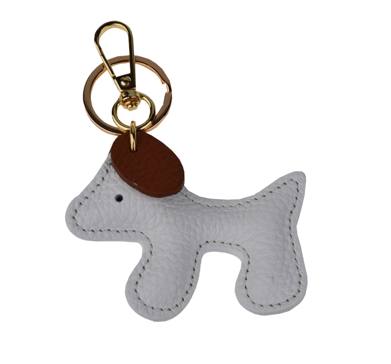 NovaKabelka.cz Klíčenka Cane Bianco Camel