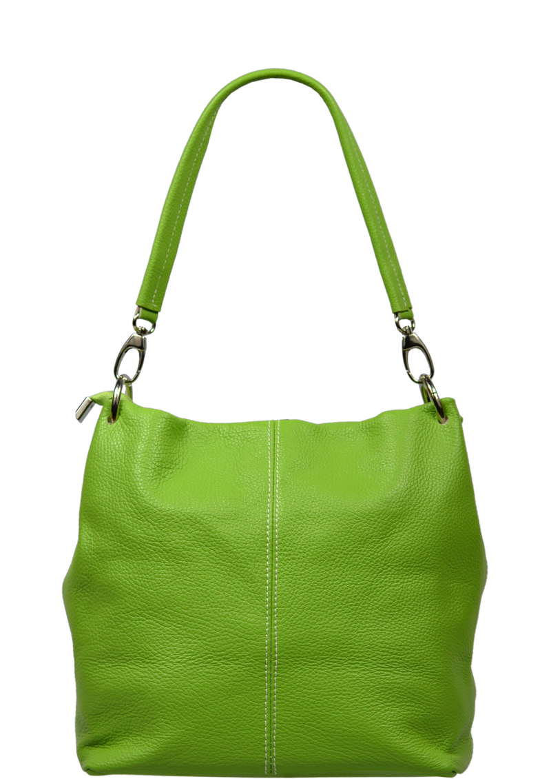 Dámské zelené kožené kabelky Fiora Verde