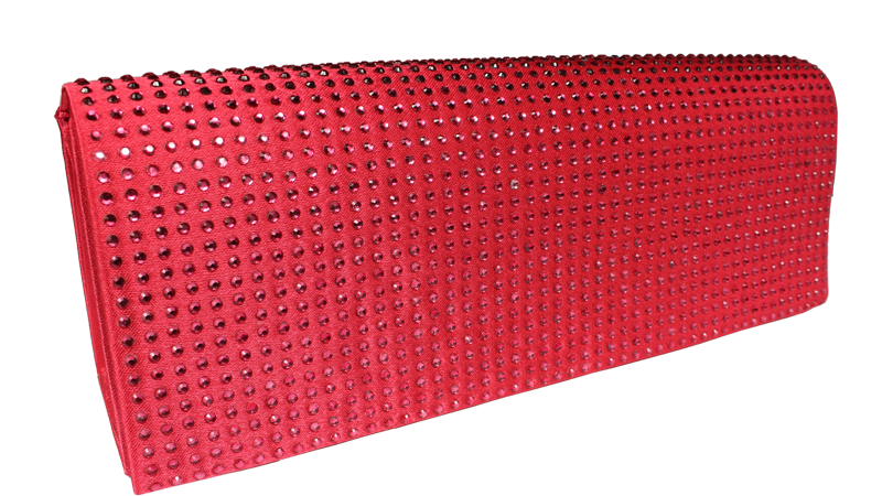 Červené plesové psaníčko MQ11433 Pale Red
