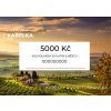 Dárková poukázka v hodnotě 5000 Kč