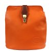 Italská kožená kabelka Piazza Arancione Marrone