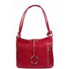 Italská kožená kabelka Veroncia Fuxia Argento