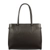 Italská kožená kabelka Azra Grande Cafe