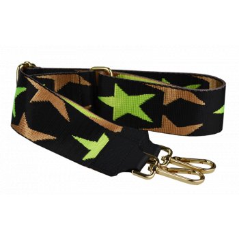 Látkový prídavný  popruh stelle nero oro